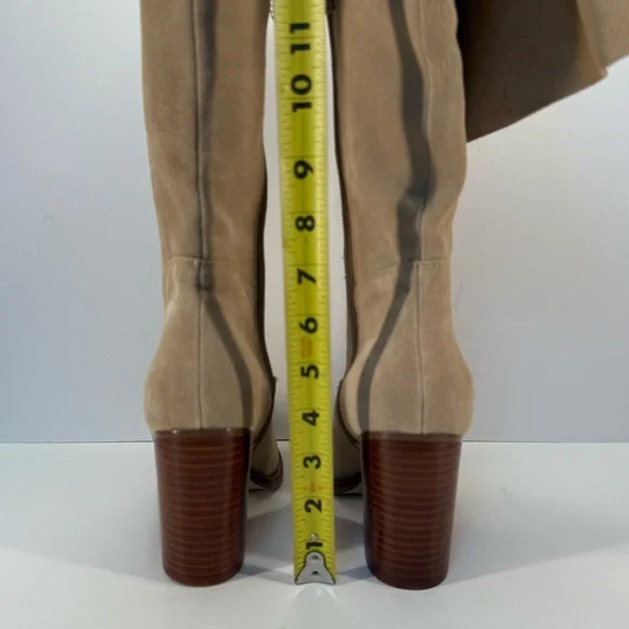 NWOB Kelsi Dagger Brooklyn Logan Fawn Suede Over-the-Knee Women's Boots 8 - Picture 11 of 16